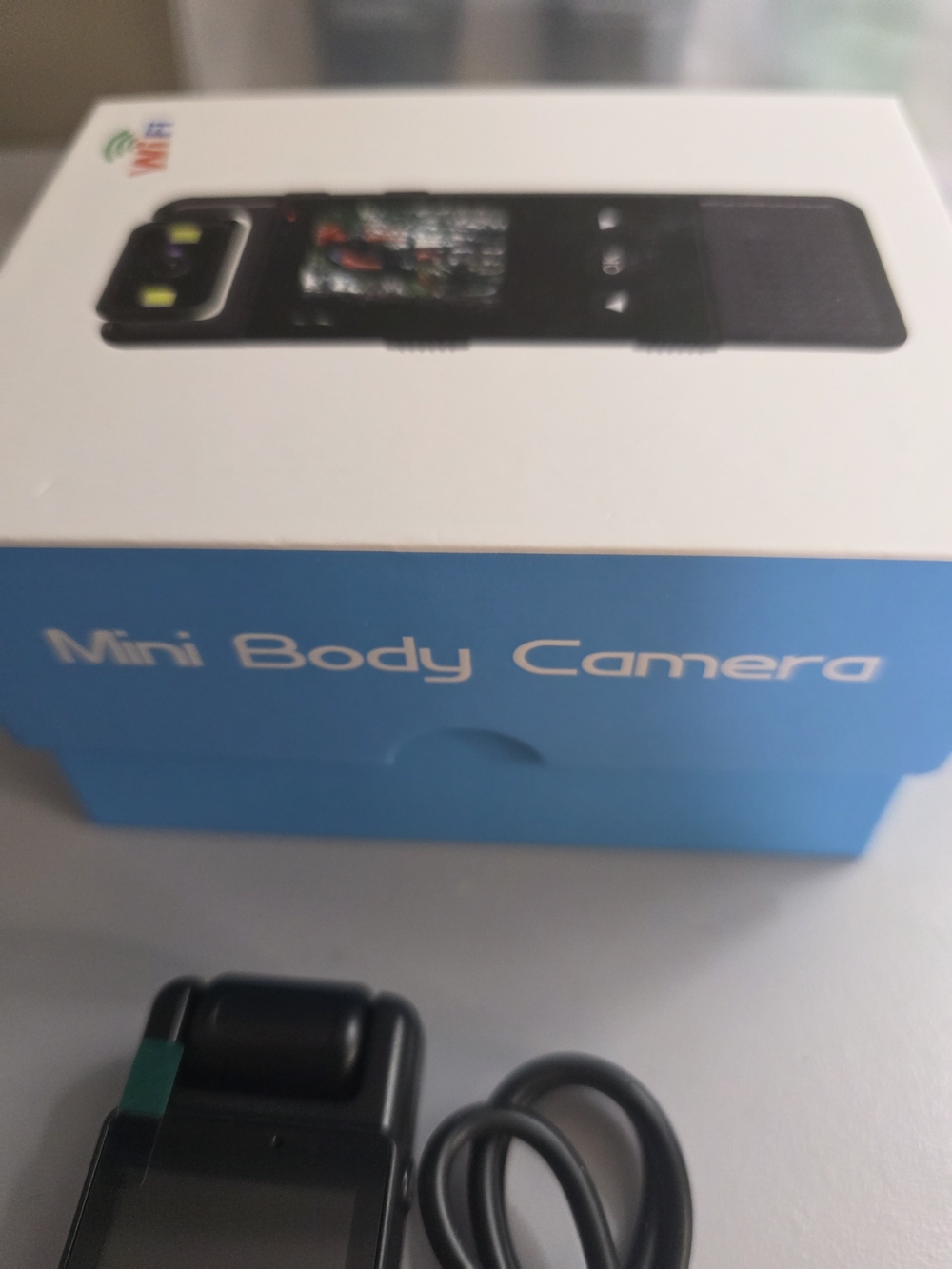 Mini Body Camera with Blue Retail Box